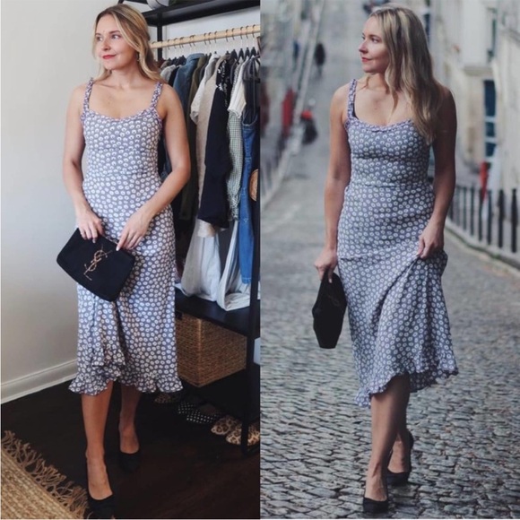 NWOT Faithful the Brand Noemie Danica Midi Dress Flora - Picture 3 of 11